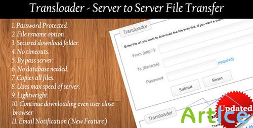 CodeCanyon - Transloader - Server To Server File Transfer