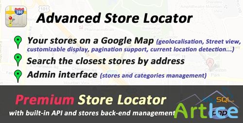 CodeCanyon - Advanced PHP Store Locator