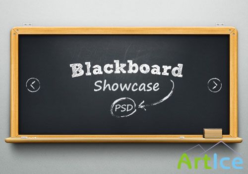 Pixeden - Psd Blackboard Showcase Slider