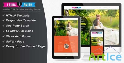 ThemeForest - Wedding Single Page Website Template - RIP