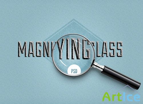 Pixeden - Magnifying Glass Psd