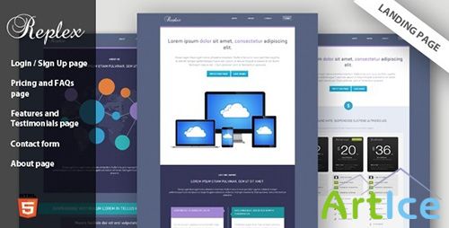 ThemeForest - Replex  A Landing Page for Corporates - RIP