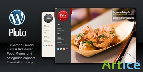 ThemeForest - Pluto v1.9 Fullscreen Cafe and Restaurant