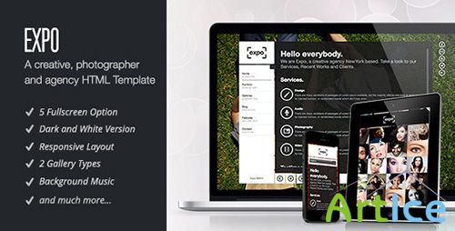 ThemeForest - Expo - Responsive HTML5 Template - RIP