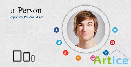 ThemeForest - a-person , Responsive Personal vCard - RIP