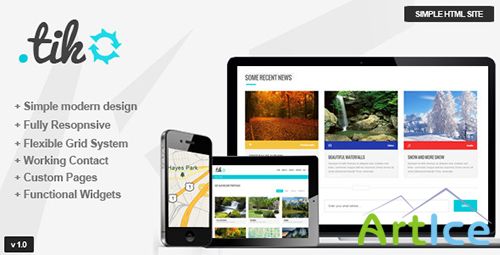 ThemeForest - Tiko - Responsive HTML5 Template - RIP