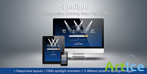 ThemeForest - Spotlight - A Responsive Coming Soon Template - RIP