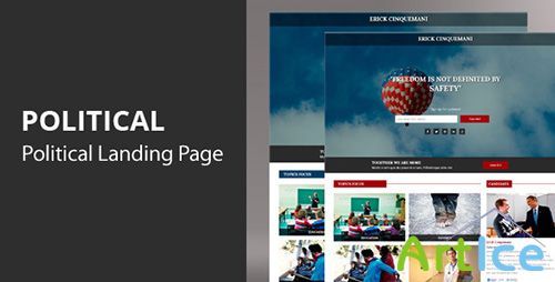 ThemeForest - Political - Responsive Landing Page - RIP