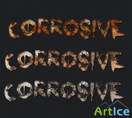 Rusty Text Effects and Styles
