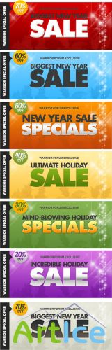 Holiday Sale Web Banners