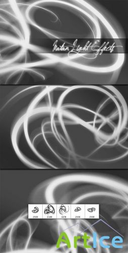 WeGraphics - Motion Light Effects Brush Set