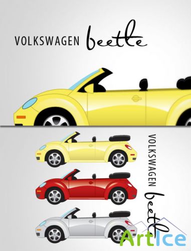 WeGraphics - Volkswagen Beetle Vector Illustration