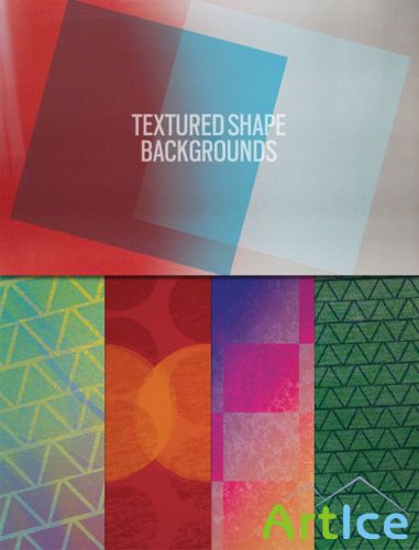 WeGraphics - Textured Shape Backgrounds