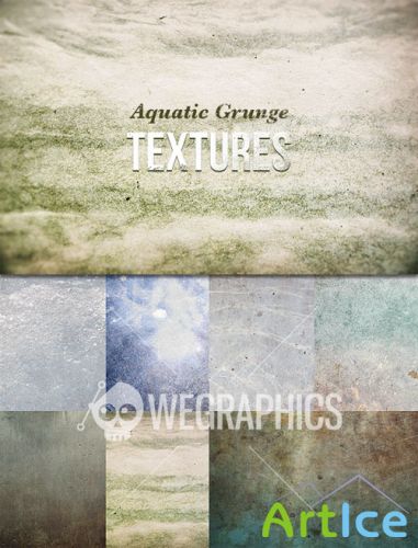 WeGraphics - Aquatic grunge textures