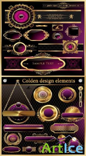 - Golden design elements