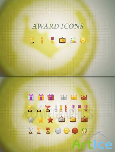 WeGraphics - Award icon set