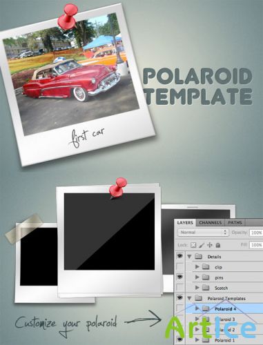 WeGraphics - Polaroid Templates