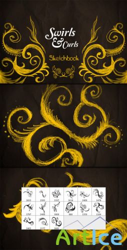 WeGraphics - Sketchbook Swirls and Curls