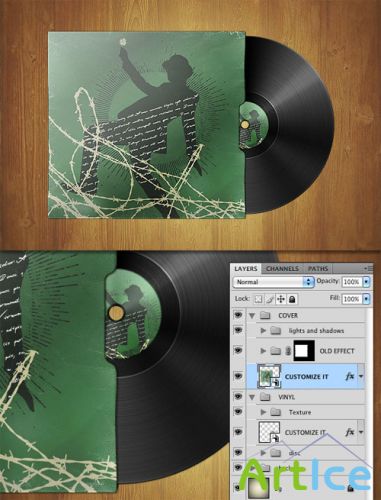 WeGraphics - Vinyl Template