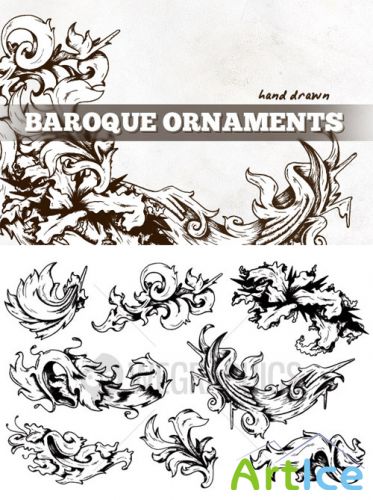 WeGraphics - Hand drawn baroque ornaments
