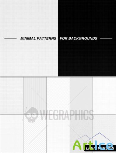 WeGraphics - Minimal patterns for backgrounds
