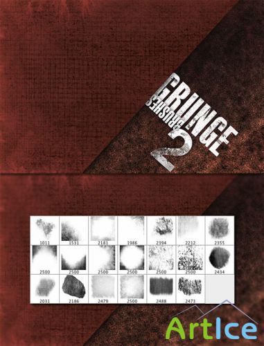 WeGraphics - Grunge Brushes Set Vol2