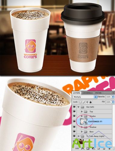 WeGraphics - Coffee cup