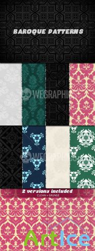WeGraphics - Soft grunge baroque patterns