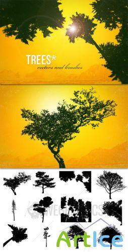 WeGraphics - Trees Silhouettes