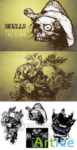 WeGraphics - Highly detailed skulls vol1