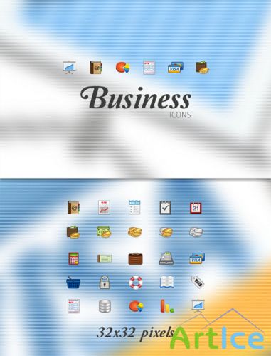 WeGraphics - Business icons pack 32x32