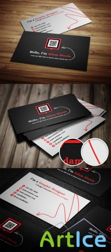 QR Code Business Cards Template