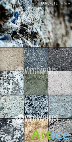 WeGraphics - High-resolution Concrete Textures Vol1