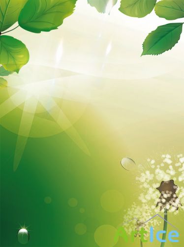 PSD Source - Green Spring Background