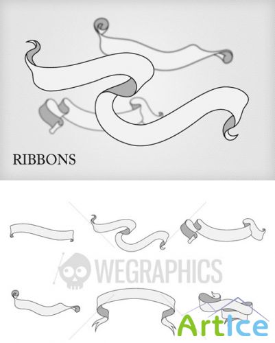WeGraphics - Ribbons Vector set