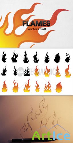 WeGraphics - Vector Flames Vol1