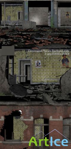 Destroyed Places Backgrounds