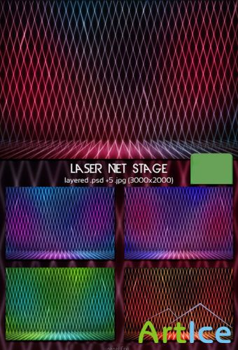 Laser Net PSD Backgrounds