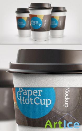 Pixeden - Psd Paper Hot Cup Template