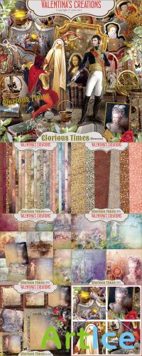 Scrap Set - Glorious Times PNG and JPG Files