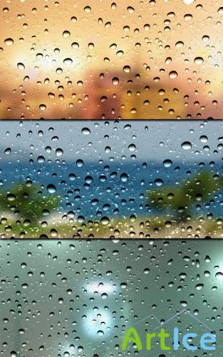 Pixeden - Psd Water Drops Background Texture