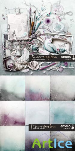 Scrap Set - Discovering Love PNG and JPG Files