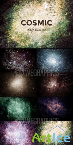 WeGraphics - Cosmic Dirty Textures  Colored Version