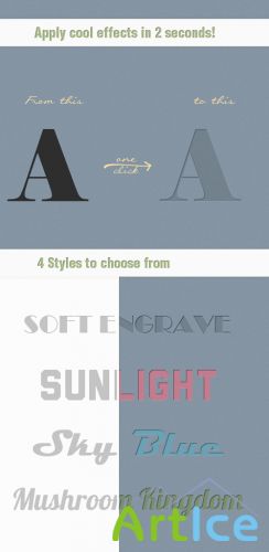 Soft Engrave Text Styles