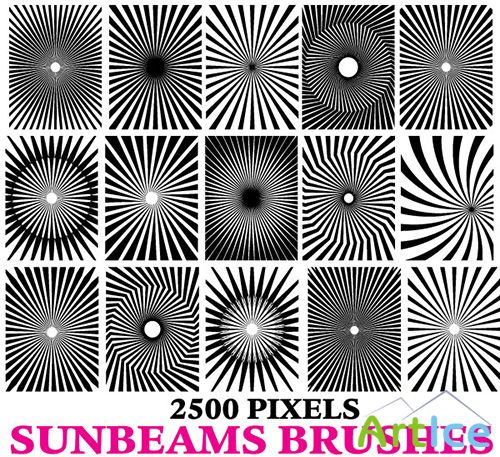 Sunbeams Photoshop Brushes