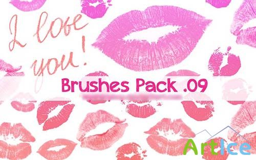 Brushes Pack .09 - Kisses
