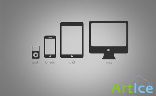 PSD Icons - Excellent iOS Devices
