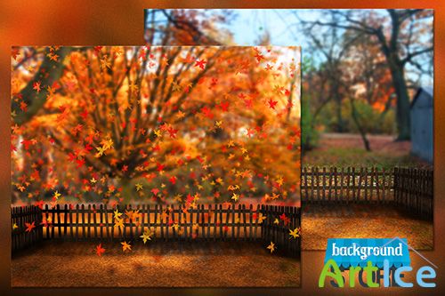 Autumn Natures PSD Source Background