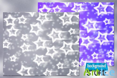 Abstract Stars PSD Template Background