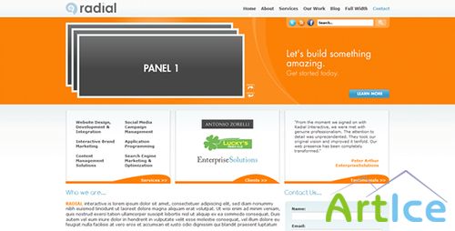 ThemeForest - Radial (HTML) Business / Corporate Portfolio Theme
